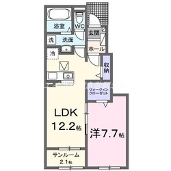 オーブＮの物件間取画像